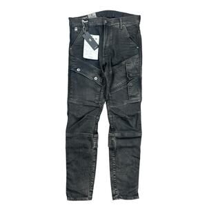 G-Star Raw Airblaze 3D Skinny Jeans Mens 30x30 NWT Loomer Black Stretch 32 Waist